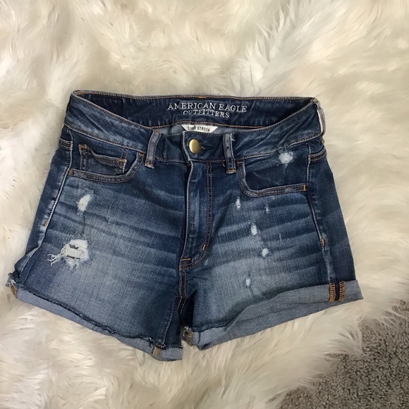American Eagle Outfitters Pants - American eagle hi rise shorties